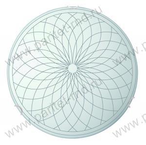 Светильник ArtiCam Libra круг   40см  3 шт Е-27  7612A мелкий квадратик с диагоналями