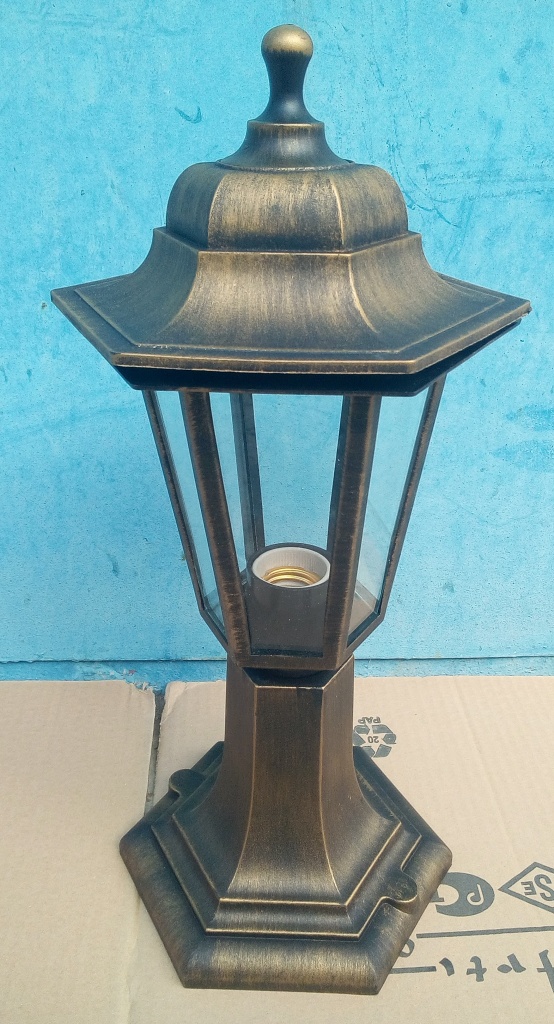Светильник "Оскар1" НТУ 06-60-001 (бронза прозрачное ст)