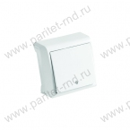 Viko VERA (бел)  Выключатель 1-клавишный реверс. наруж.  1004 <12/120>